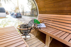 Баня бочка класса люкс 3м