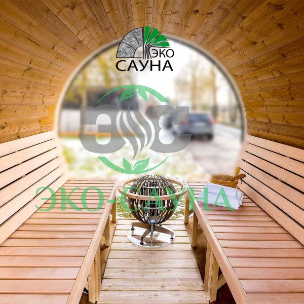 Баня бочка класса люкс  3м 