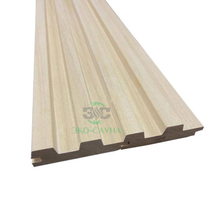 Вагонка Реечная из Абаша 22х90(80)мм