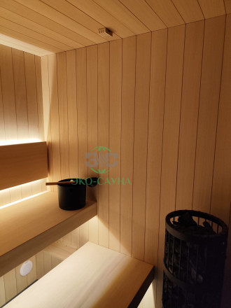 Финская сауна  195см x 180см высота 220 см абаш 