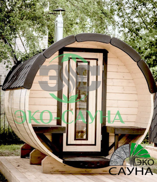 Баня бочка класса люкс  2м  