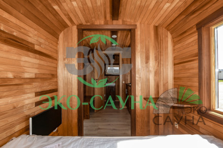 Гостевой домик квадро модерн функо 3  6м x 2,40м  