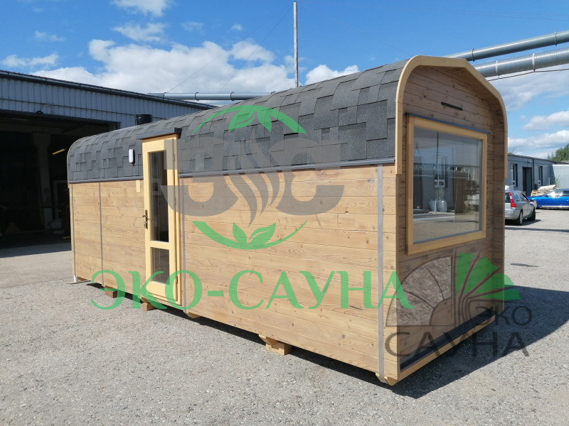 Гостевой домик квадро модерн функо 4  6м x 2,40м 