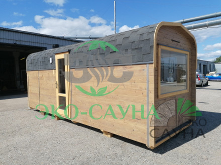 Гостевой домик квадро модерн функо 4  6м x 2,40м 