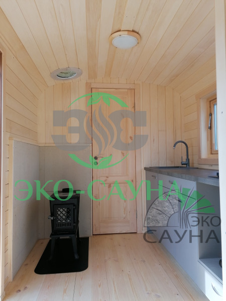 Гостевой домик квадро модерн функо 4  6м x 2,40м 