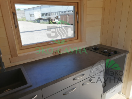 Гостевой домик квадро модерн функо 4  6м x 2,40м 