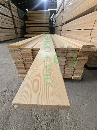 Половая доска из Лиственницы 35х140мм сорт АВ