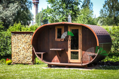 Овальная баня бочка функо 3,50м