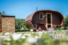 Овальная баня бочка функо 3,50м