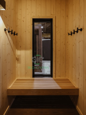 Модульная баня 8x3 модерн 1