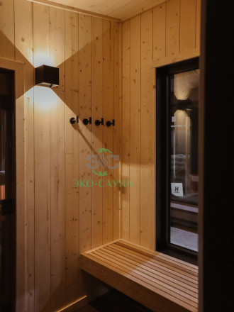 Модульная баня 8x3 модерн 1