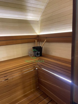 Финская сауна  175см x 180см высота 210 см абаш 2