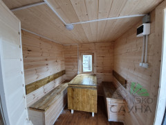 Мобильная баня стандарт 7м x 2,50м 