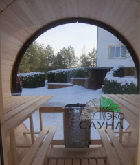 Баня бочка класса люкс 4,50м