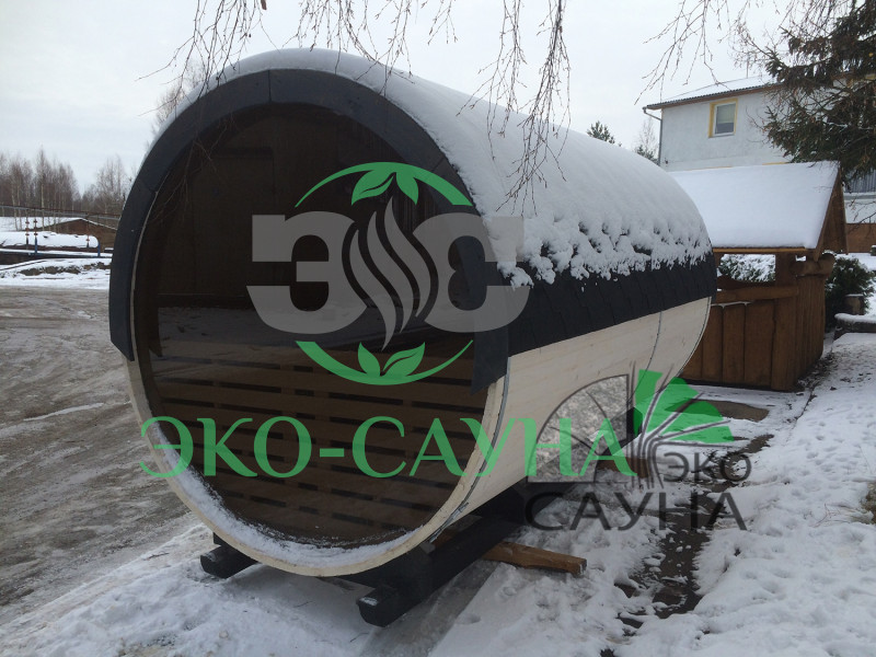Баня бочка класса люкс  4,50м