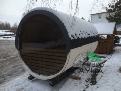Баня бочка класса люкс  4,50м