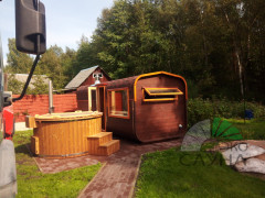 Баня квадро функо 18  Люкс 6м 