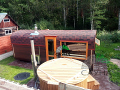 Баня квадро функо 18  Люкс 6м 