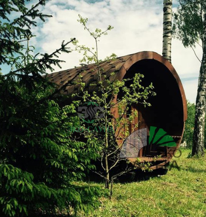 Баня бочка класса люкс  6м