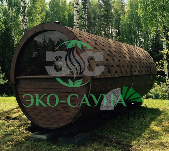 Баня бочка класса люкс  6м