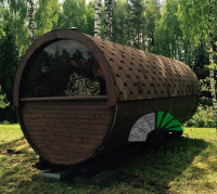 Баня бочка класса люкс  6м