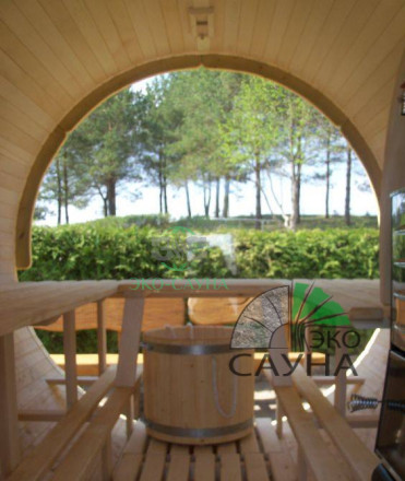 Баня бочка класса люкс  6м