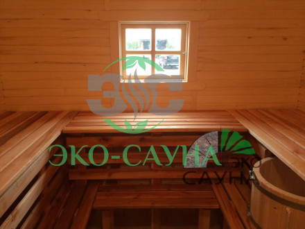 Баня квадро  (ПОЛУКРУГЛЫЙ) 6 м    