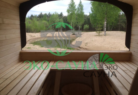 Баня квадро  (ПОЛУКРУГЛЫЙ) 6 м    