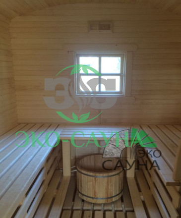 Баня квадро  (ПОЛУКРУГЛЫЙ) 6 м    