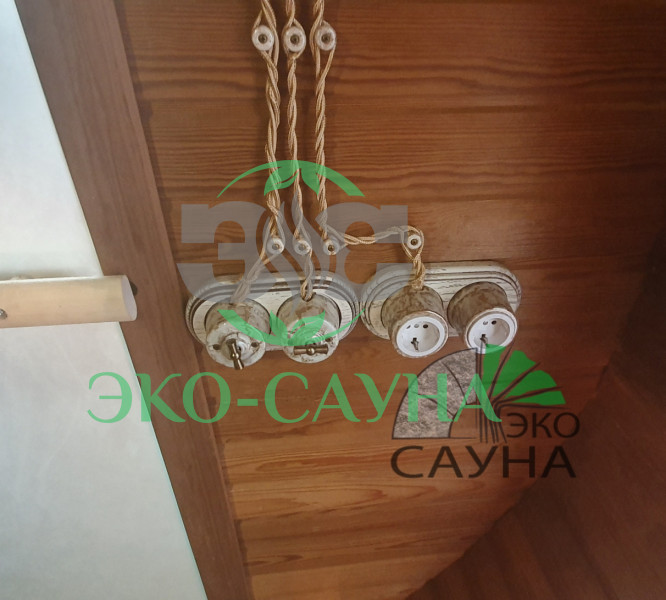 Баня-бочка люкс 6м x 2,50 - термо древесина панорамное стекло