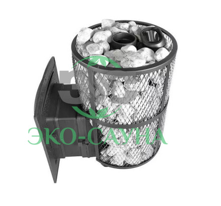 Печь банная «Атмосфера L» сетка из нержавейки до 24 м3