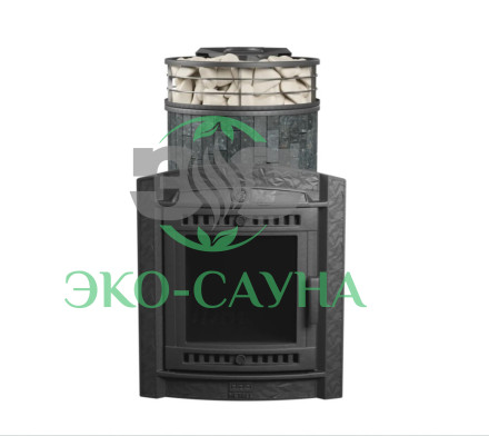 Печь банная «Атмосфера L» Пироксенит ЛАМЕЛЬ+СЕТКА С ТОННЕЛЕМ