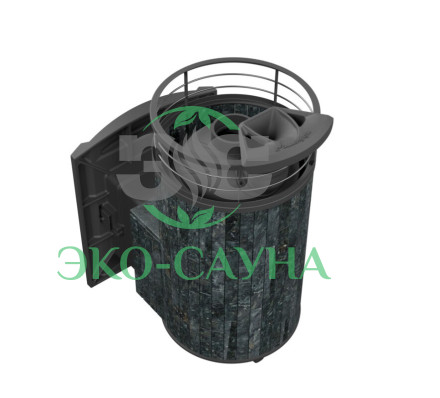 Печь банная «Атмосфера L» Пироксенит ЛАМЕЛЬ+СЕТКА С ТОННЕЛЕМ