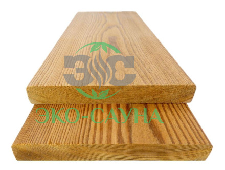 Планкен Прямой из Термо-Лиственницы 20х140мм сорт Прима