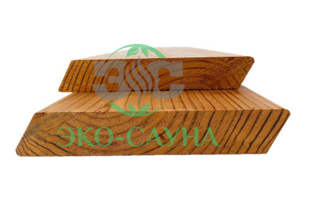 Планкен Скошенный из Термо-Лиственницы 20х140мм сорт Прима