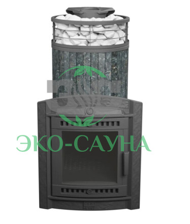 Печь банная «Атмосфера XL» Пироксенит ЛАМЕЛЬ+СЕТКА С ТОННЕЛЕМ