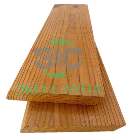 Планкен Скошенный из Термо-Лиственницы 20х90мм сорт Прима