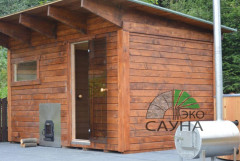 Мобильная баня стандарт 4м x 2,50м  