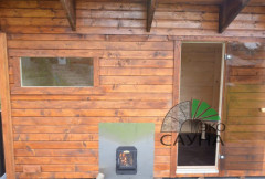 Мобильная баня стандарт 4м x 2,50м  