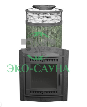 Печь банная «Атмосфера XL» Змеевик ЛАМЕЛЬ+СЕТКА С ТОННЕЛЕМ