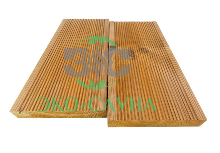 Террасная доска из Термо-Сосны 26х140мм сорт АБ