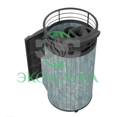 Печь банная «Атмосфера XL» Талькохорит ЛАМЕЛЬ+СЕТКА С ТОННЕЛЕМ