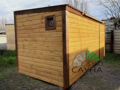 Мобильная баня стандарт 5м x 2,40м