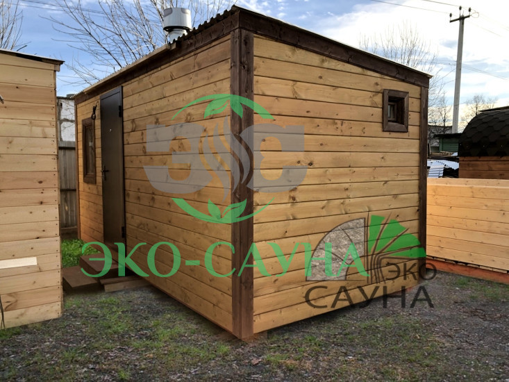 Мобильная баня стандарт 5м x 2,40м