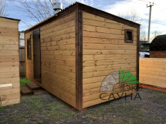 Мобильная баня стандарт 5м x 2,40м
