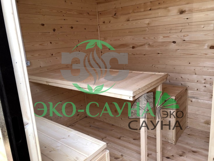 Мобильная баня стандарт 5м x 2,40м