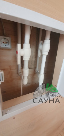 Баня квадро Люкс 6м  с панорамным окном в парилке 