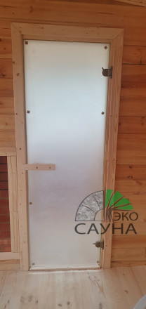 Баня квадро Люкс 6м  с панорамным окном в парилке 