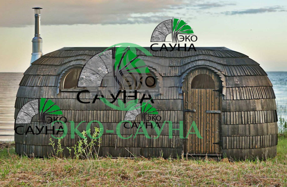 Баня викинг  корабль дранка из лиственницы 6м x 2.40м