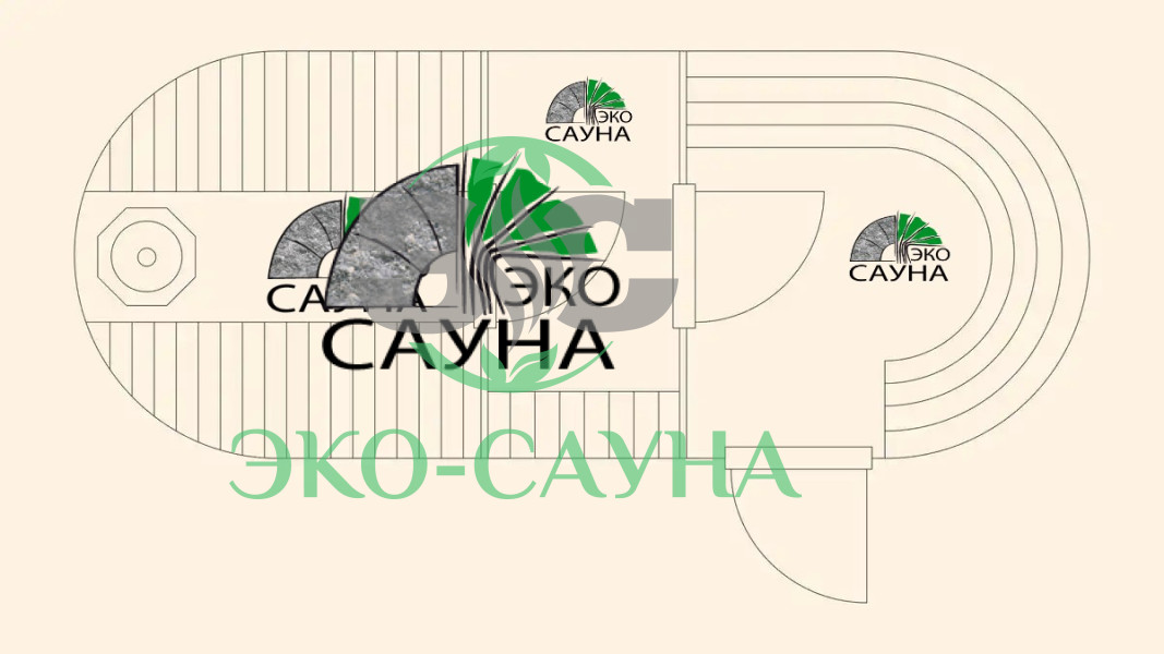 Баня викинг  корабль дранка из лиственницы 6м x 2.40м